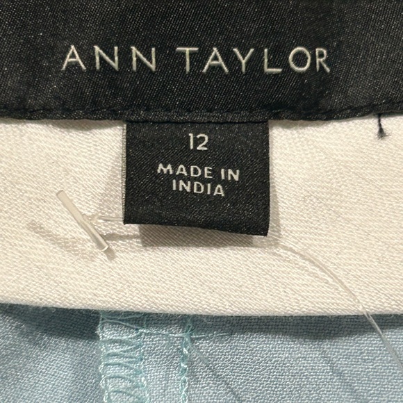 Ann Taylor Baby Blue Wide Leg Pants - Picture 4 of 7